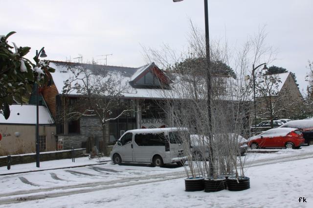 Nozay sous la neige Nozay sous la neige