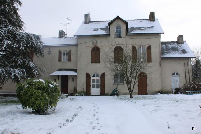 Nozay sous la neige Nozay sous la neige
