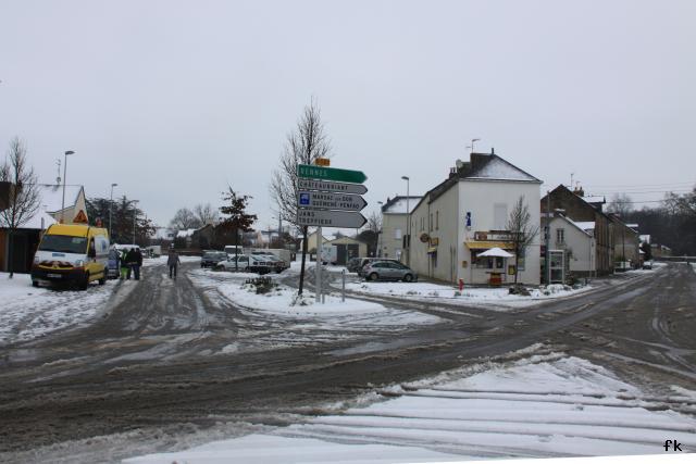 Nozay sous la neige Nozay sous la neige