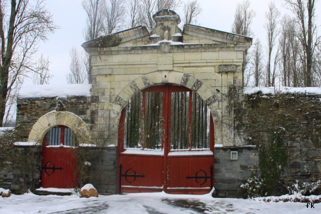 Nozay sous la neige Nozay sous la neige
