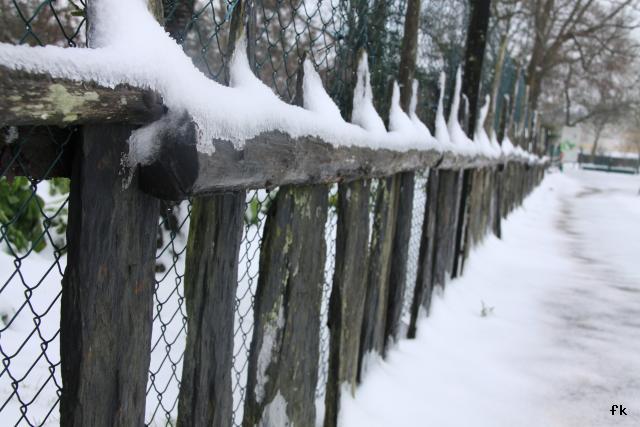 Nozay sous la neige Nozay sous la neige