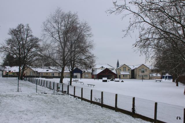 Nozay sous la neige Nozay sous la neige