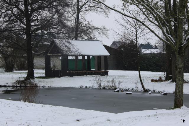 Nozay sous la neige Nozay sous la neige