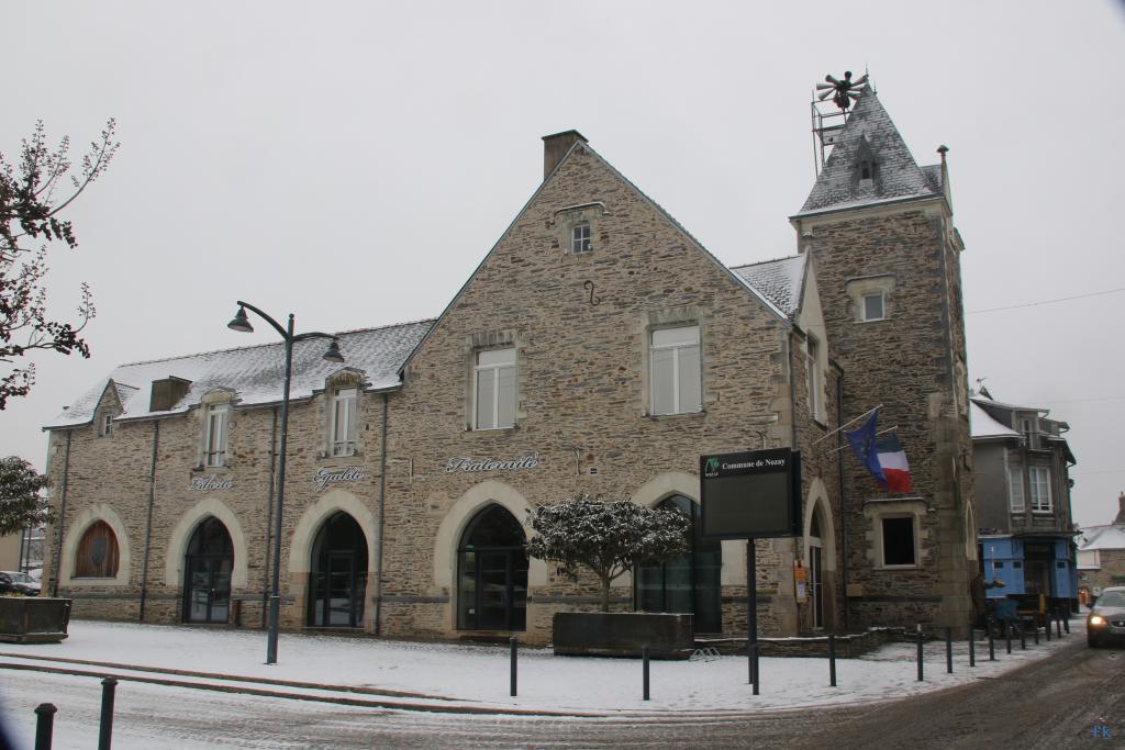 Nozay sous la neige en 2018 Nozay sous la neige en 2018