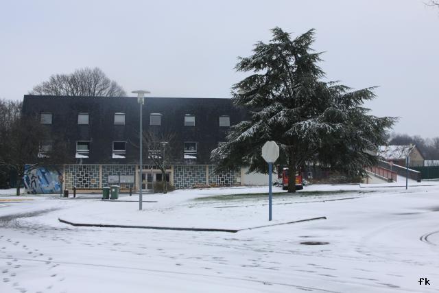Nozay sous la neige Nozay sous la neige