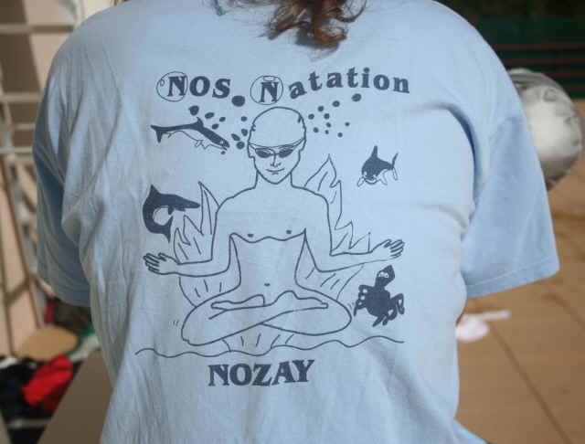 Le maillot du Nozay Omni Sport Natation : couleur pierre bleue Le maillot du Nozay Omni Sport Natation : couleur pierre bleue
