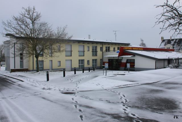 Nozay sous la neige Nozay sous la neige