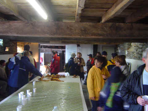 Halte à Croisbrac dans l'écurie de la famille Bricaud Halte à Croisbrac dans l'écurie de la famille Bricaud