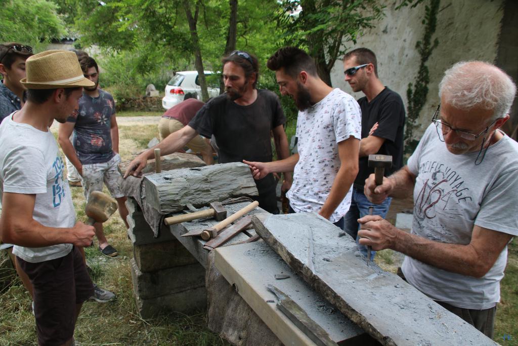 Les tailleurs de pierre à Nozay Les tailleurs de pierre à Nozay