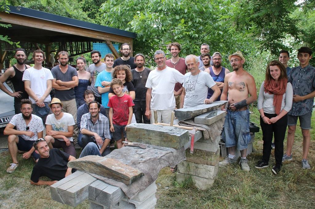 Les tailleurs de pierre à Nozay