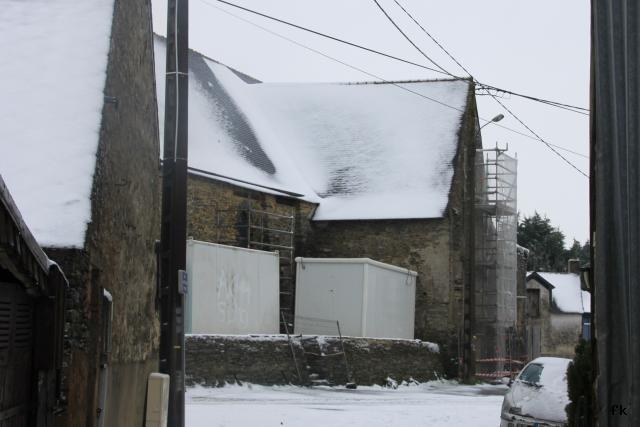 Nozay sous la neige Nozay sous la neige
